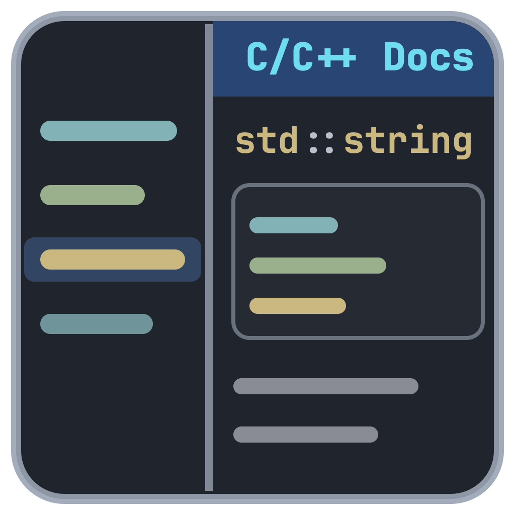 C/C++ Documentation Viewer